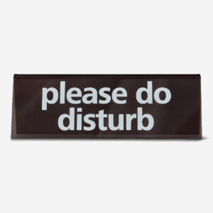 Desktop sign