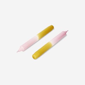 Dinner candles with dip dye - 20 cm - Image 3