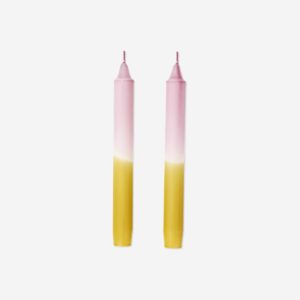 Dinner candles with dip dye - 20 cm - Image 2