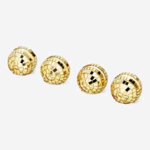 Disco ball shaped place card holders - 4 pcs - Image 2