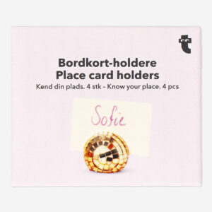 Disco ball shaped place card holders - 4 pcs - Image 3