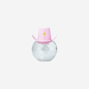 Disco cowboy hat vase - 11 cm - Image 1