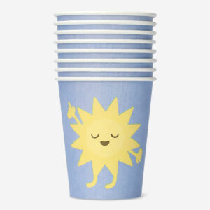 Disposable paper cups. 8 pcs - Image 1