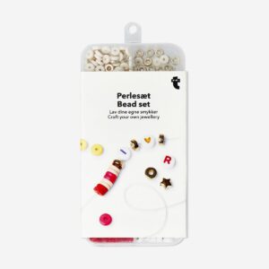 DIY bead set with letters