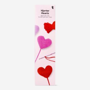 DIY crochet hearts kit - Image 1