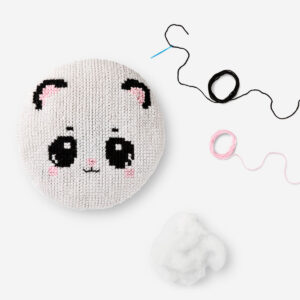 DIY cross stitch panda pillow - Image 3