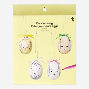 DIY decorative Easter eggs - 4 pcs - Image 1