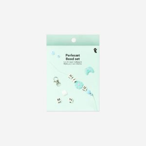 DIY keyring bead set with string