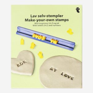 DIY letter and number stamps set - Image 1