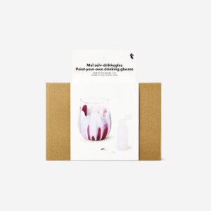 DIY marble drinking glass - 320 ml - Image 3