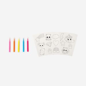 DIY portable cup with markers and stickers - Image 2