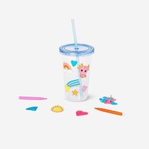 DIY portable cup with markers and stickers - Image 1