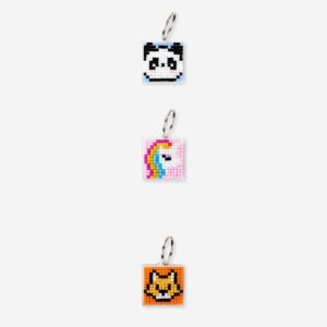 DIY push beads key rings - 3 pcs - Image 3