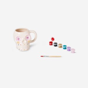 DIY sugar skull mug - 320 ml - Image 1