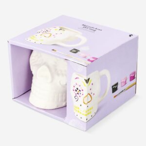 DIY Sugar Skull Mug - with Paint and Brush - Image 3