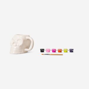 DIY Sugar Skull Mug - with Paint and Brush - Image 2