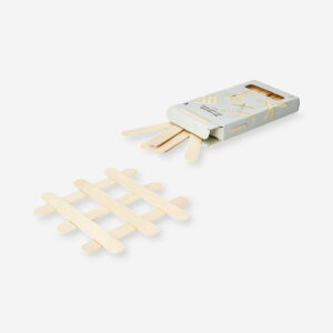DIY wooden craft sticks - 50 pcs - Image 2