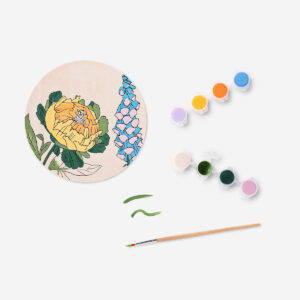 DIY floral wooden ornament - 15 cm - Image 1