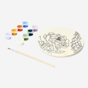 DIY floral wooden ornament - 15 cm - Image 2