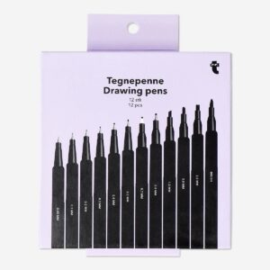 Drawing and calligraphy pens - 12 pcs - Image 1