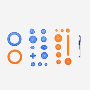 Drawing stencils kit - Image 2