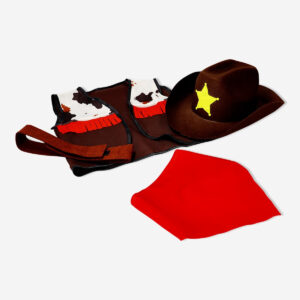 Dress up cowboy costume for kids - One size - Image 3
