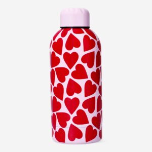 Drinking bottle with hearts - 500 ml - Image 1
