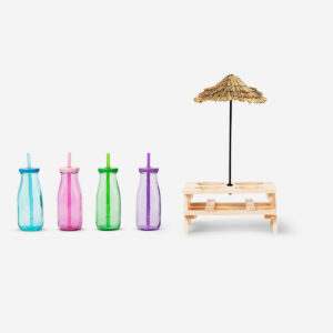 Drinking bottles with decorative stand. 4 pcs - Image 2