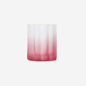 Drinking glass with frosted pink finish - 250 ml - Image 2