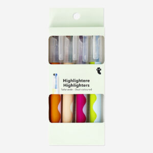 Dual-coloured highlighters. 4 pcs - Image 1