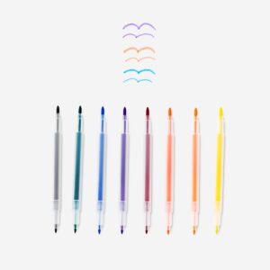 Dual felt tip pens. 8 pcs - Image 1