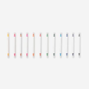 Dual-tip markers in box - 12 pcs - Image 2