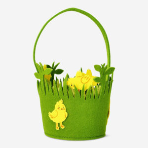 Easter bag with felt chicks - Image 2
