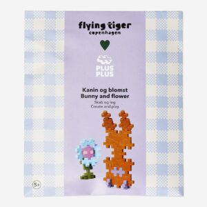 Easter bunny and flower set - Plus Plus x Flying Tiger Copenhagen - Image 1
