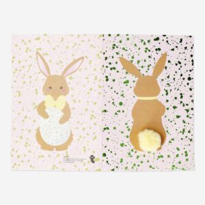 Easter bunny card with envelope - Image 2