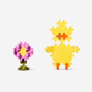 Easter chick and flower set - Plus Plus x Flying Tiger Copenhagen - Image 2