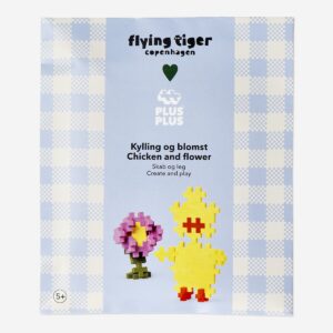 Easter chick and flower set - Plus Plus x Flying Tiger Copenhagen - Image 1