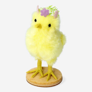 Easter chick with flower crown - Image 1