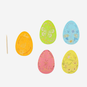 Easter egg scratch pictures - 5 pcs - Image 2