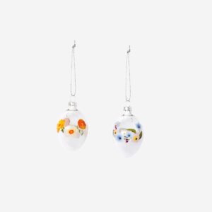 Easter glass ornaments - 4 pcs - Image 2