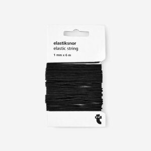 Black Elastic String - 6 m - Image 1