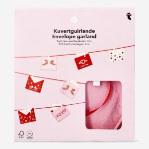 Envelope garland for messages - 300 cm - Image 1