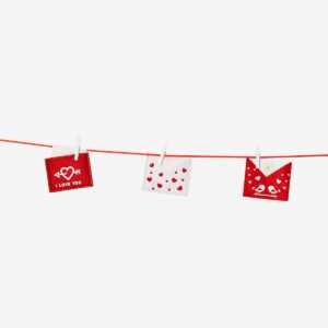 Envelope garland for messages - 300 cm - Image 3
