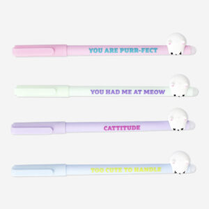 Erasable gel ink pens - 4 pcs