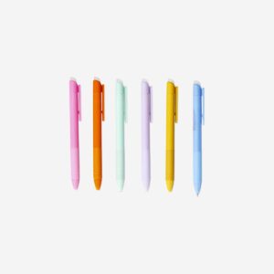 Erasable gel ink pens - 6 pcs - Image 2