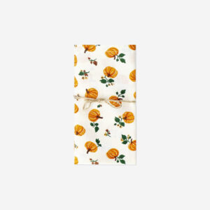 Fabric napkins with pumpkins - 2 pcs - Image 1