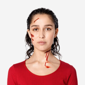 Fake blood for skin with temporary scar tattoos - Image 2