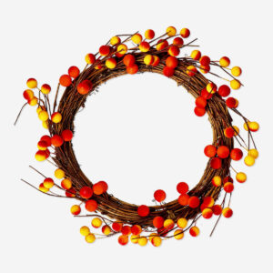 Fall Wreath with Berries - Image 1