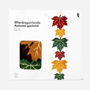 Felt autumn leaves garland - 300 cm - Image 2