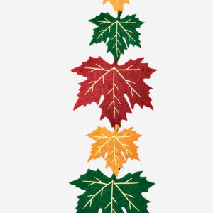 Felt autumn leaves garland - 300 cm - Image 3